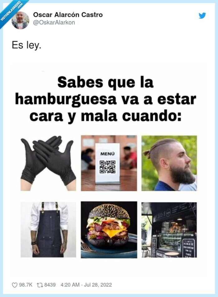 hamburguesa,mala,factores