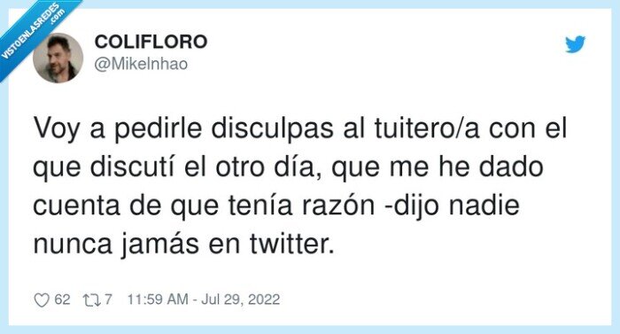 disculpas,tuitero,discusión