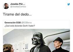Enlace a La escena de Star Wars que jamás te habías imaginado ver, por @JosebaComico