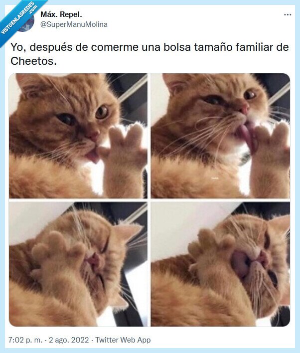 bolsa,cheetos,lamer,dedos