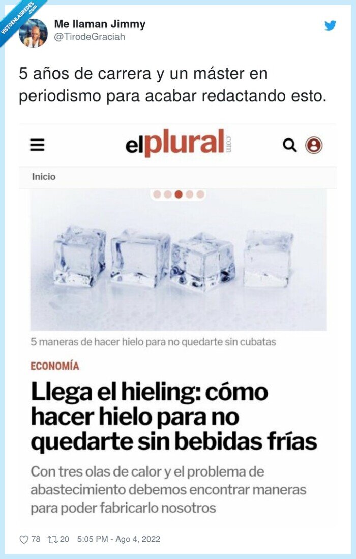 redactar,periodismo,carrera,máster,hieling,hielo