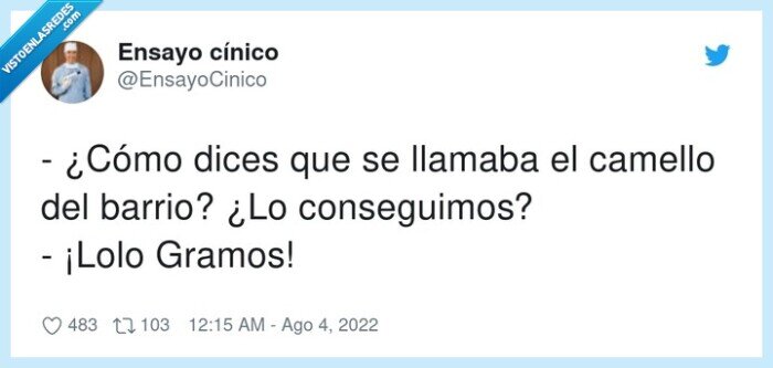 conseguir,llamarse,camello,barrio,gramos,lolo