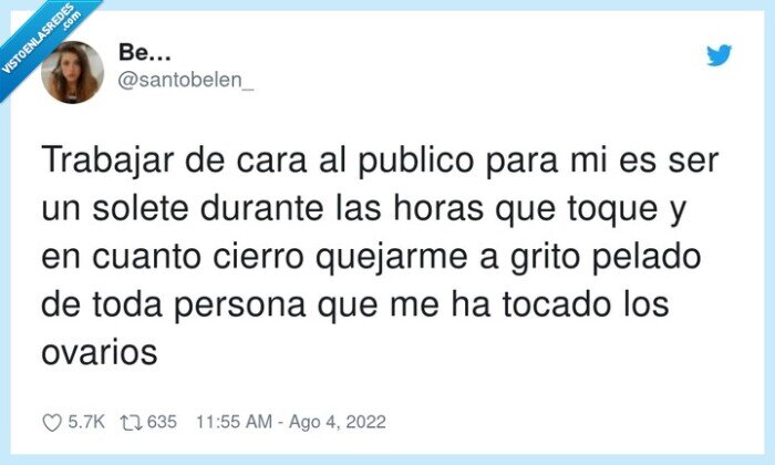 trabajar,quejarme,persona,publico