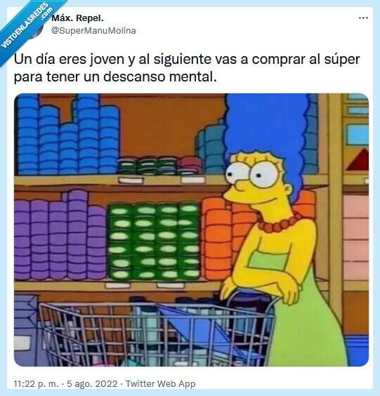 comprar,súper,descanso,joven