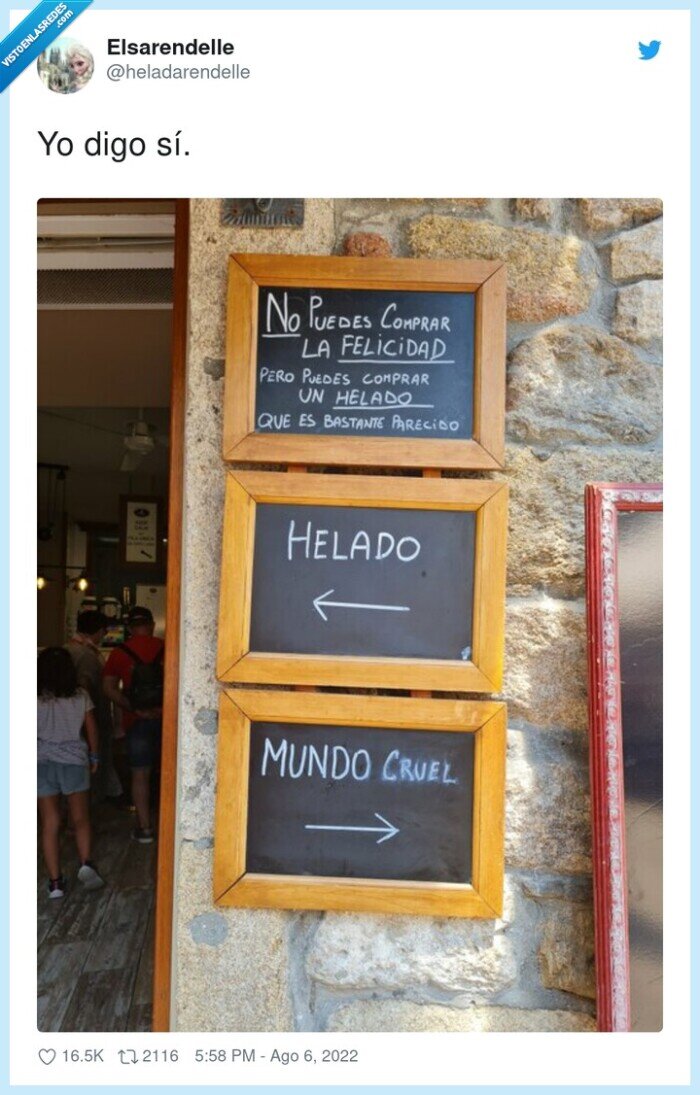 helado,cartel,mundo cruel