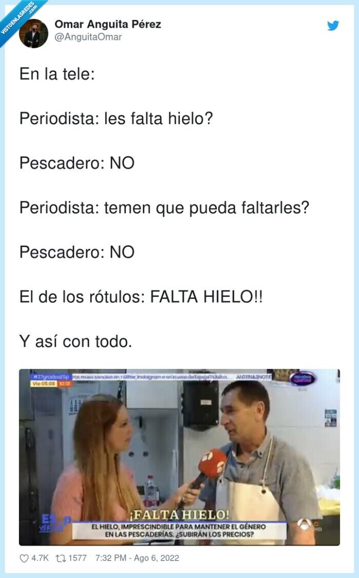 periodista,pescadero,hielo,rótulos,falta