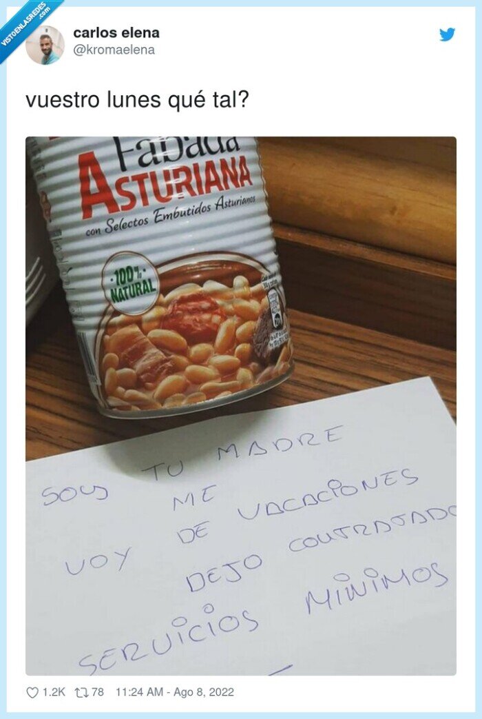 servicios minimos,madre,fabada