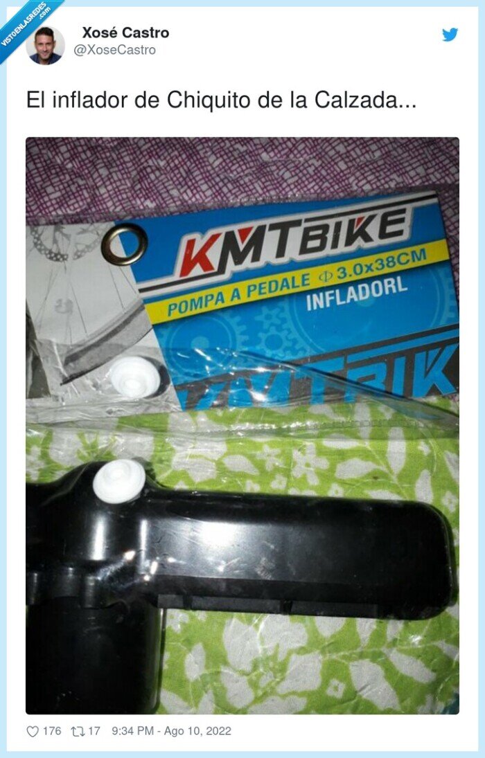 inflador,chiquito,calzada