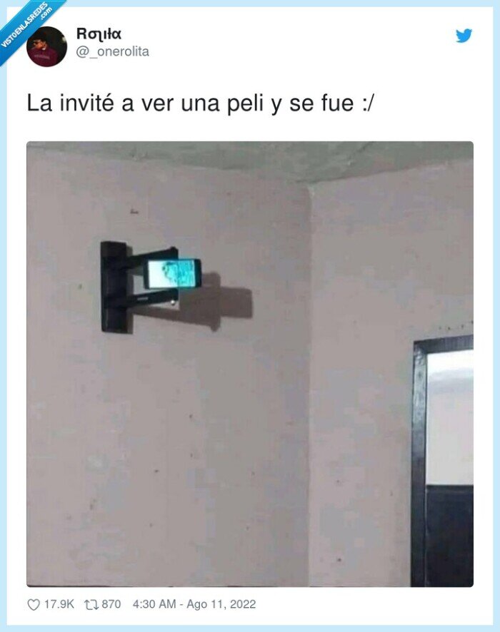 invitar,peli,movil,pared
