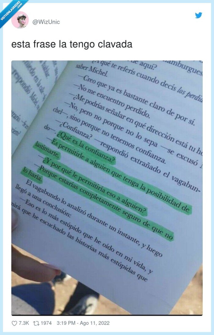 clavada,frase,confianza