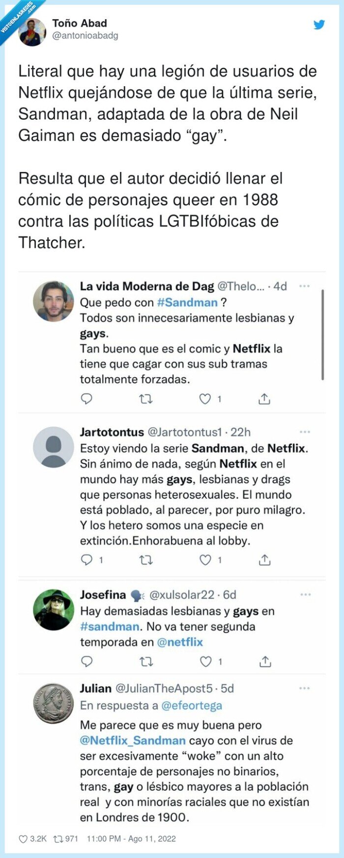 lgtbifóbicas,quejas,políticas,personajes,sand,netflix,gay