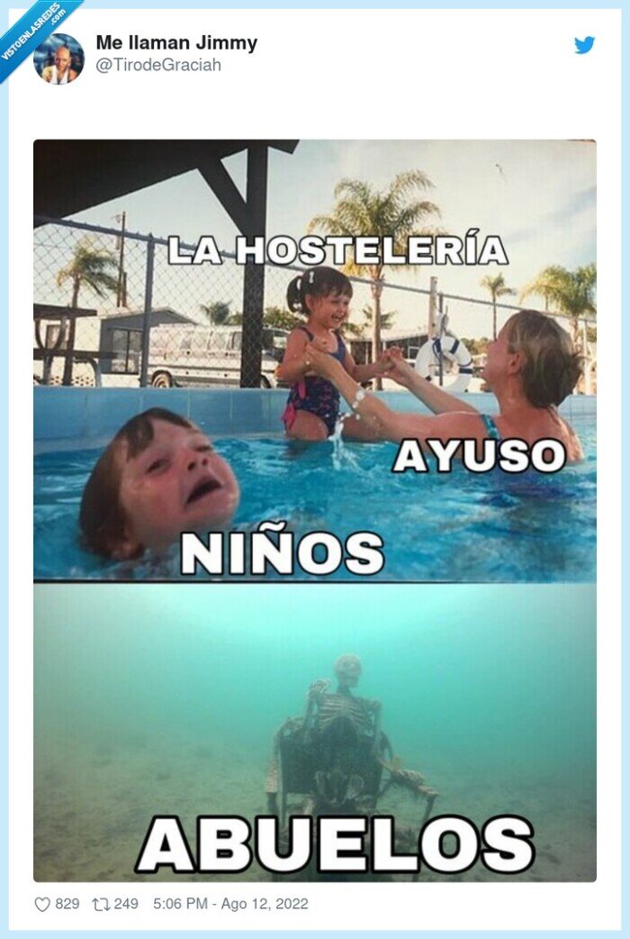 hostelería,salvar,ayuso,abuelos,niños