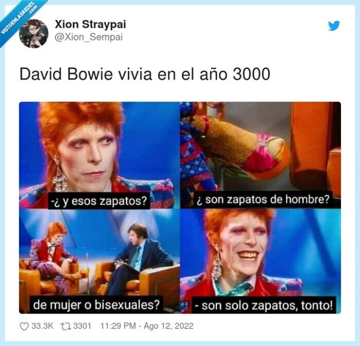 david bowie,zapatos,género
