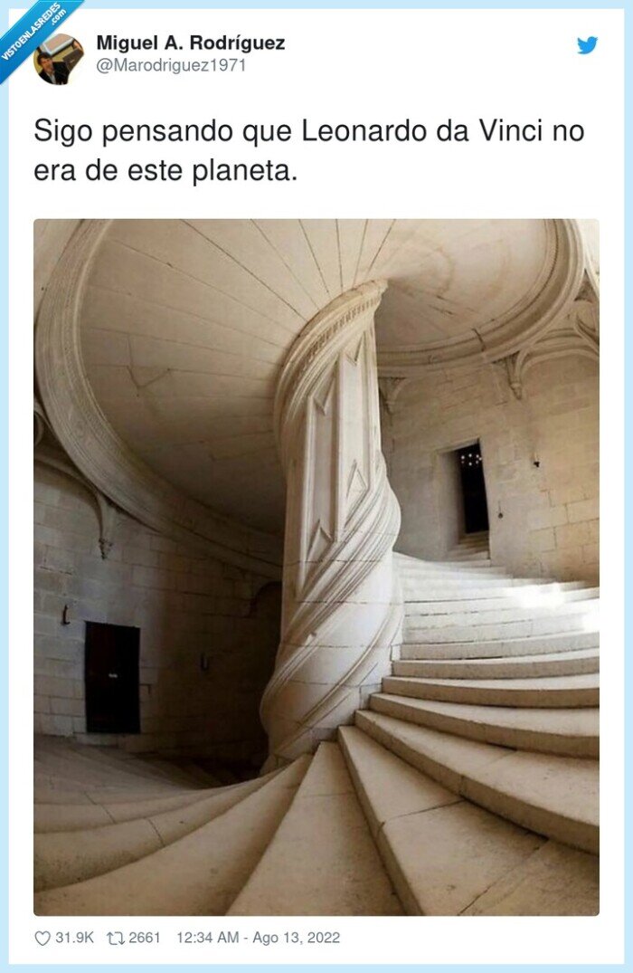 pensando,leonardo da vinci,escaleras,estructura