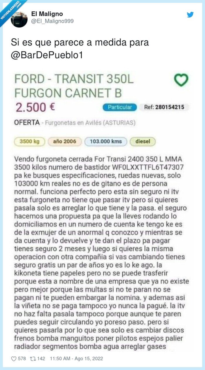 anuncio,ford transit,furgoneta