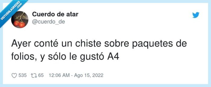 paquetes,folios,contar,chiste,gustar