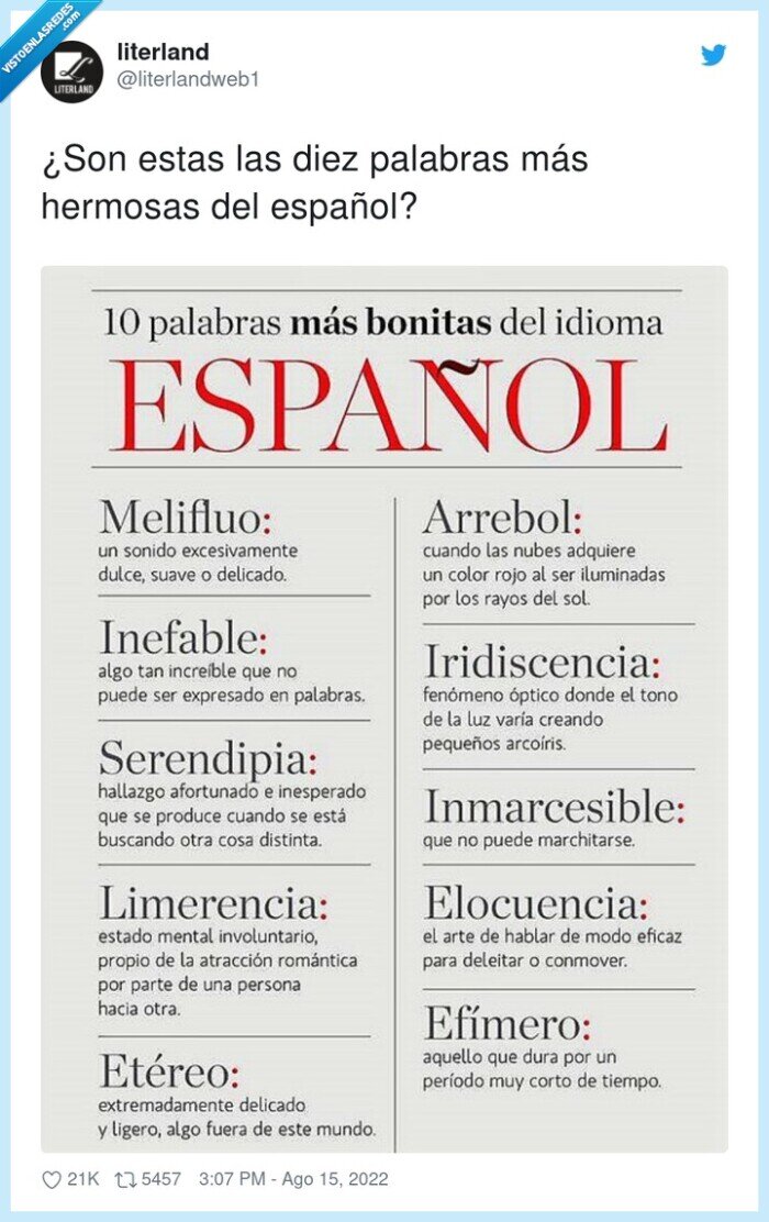 hermosas,palabras,español