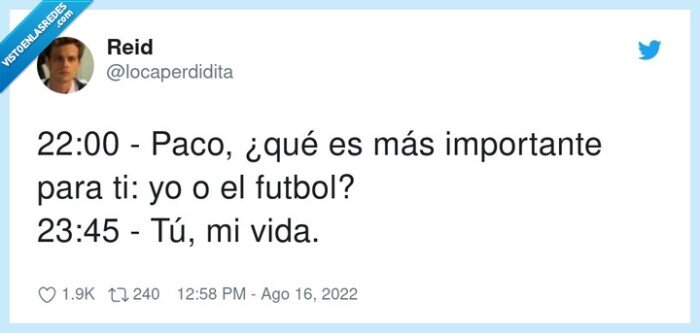 importante,futbol,paco,2200,horario