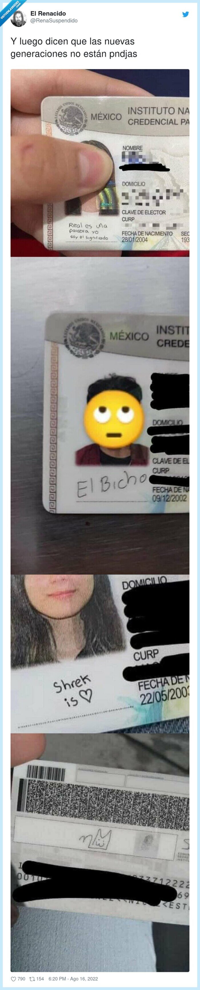 generaciones nuevas,dni,firma