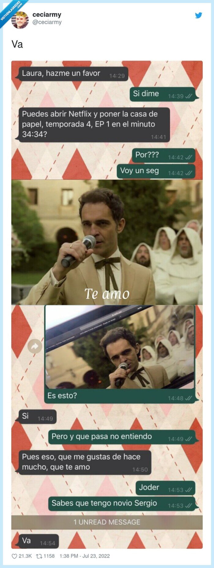 ligar,amar,amo,berlin,la casa de papel