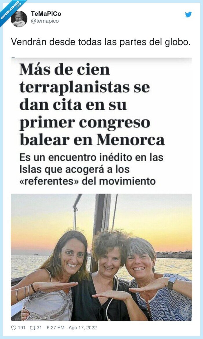 terraplanistas,reunión,globo
