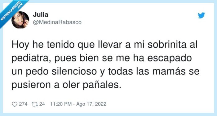 silencioso,pediatra,sobrinita,pañales,escapar,pedo