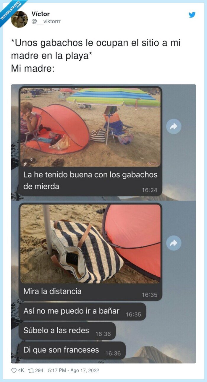 gabachos,ocupar,playa,sitio,madre