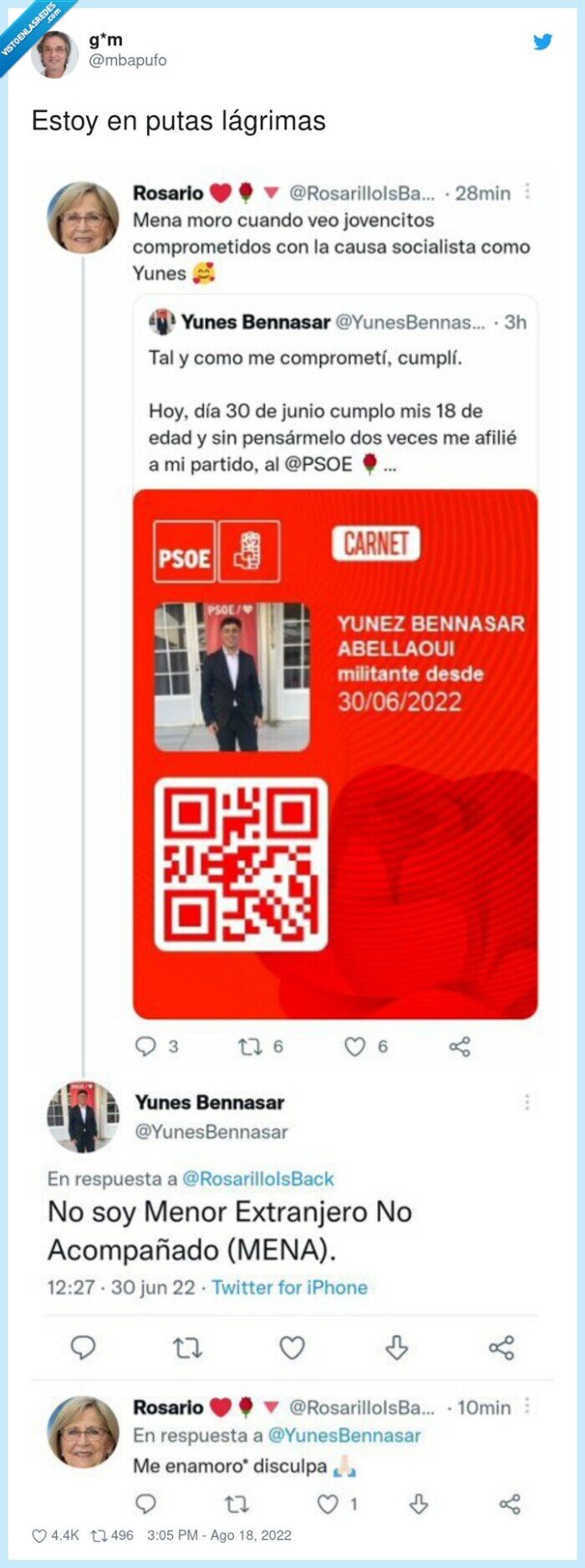 mena moro,error,me enamoro,psoe