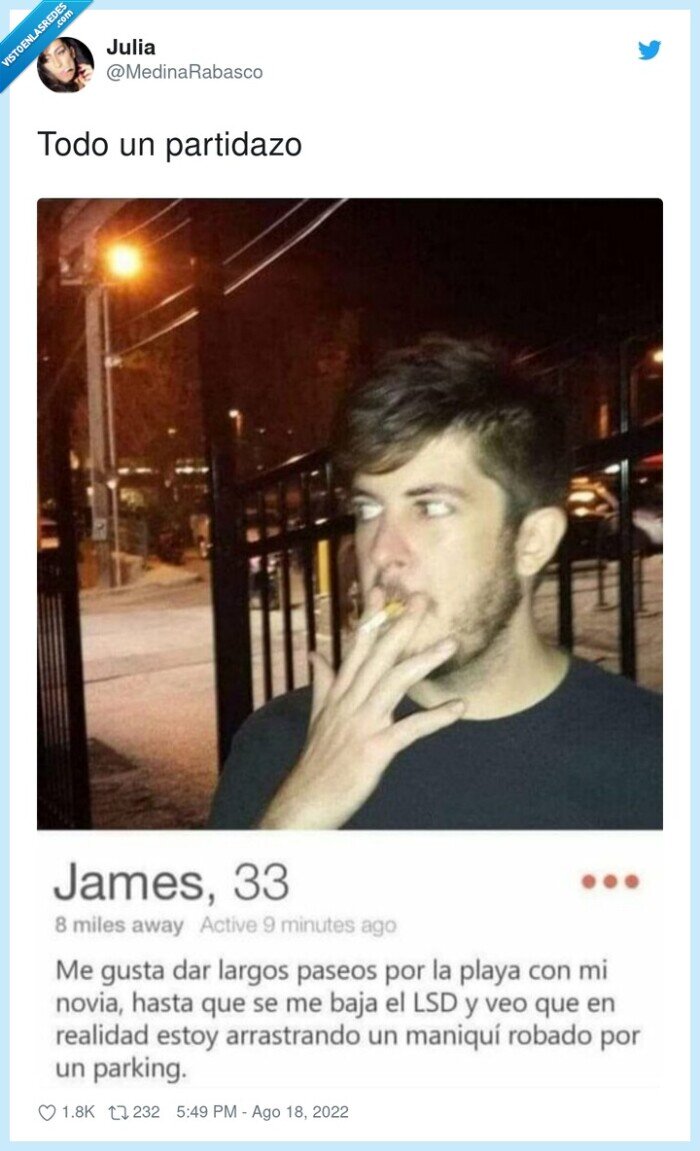 ligar,james,lsd,maniquí,tinder