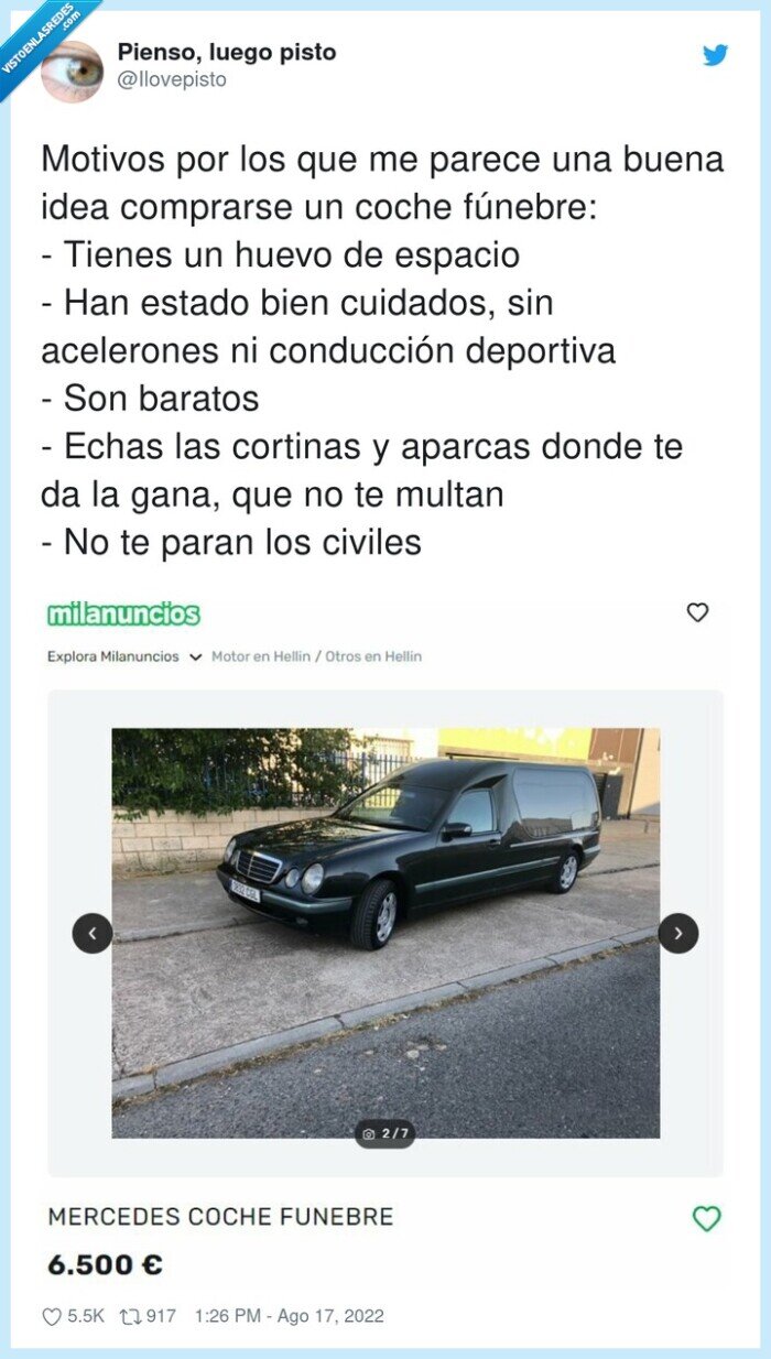 coche fúnebre,comprar,buena idea
