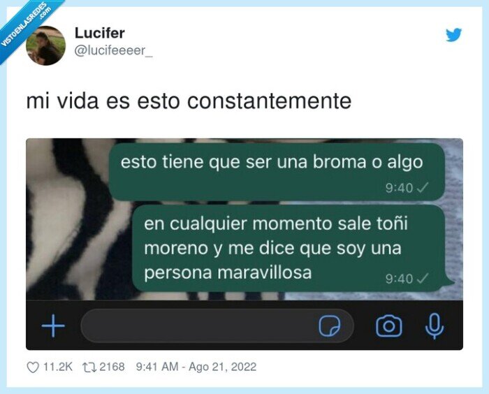 constantemente,vida,whatsapp,broma,toñi moreno