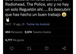 Enlace a Esta mujer va de lista por odiar el reggaeton e inculcarlo a su hijo y se la meten doblada, por @Chiribeje