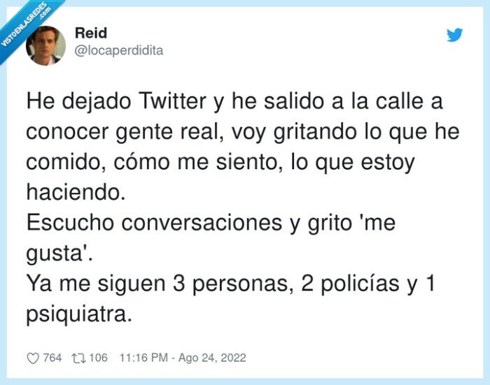 conversaciones,psiquiatra,policías,personas,twitter,gritando