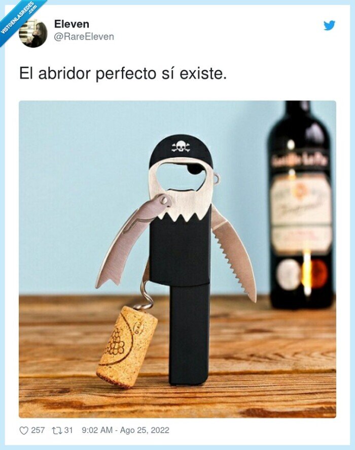 perfecto,abridor,pirata