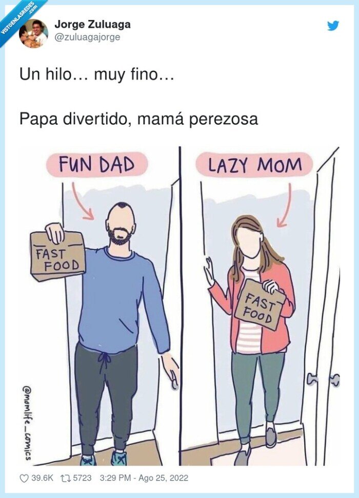 madre,padre,fast food,guay,vaga