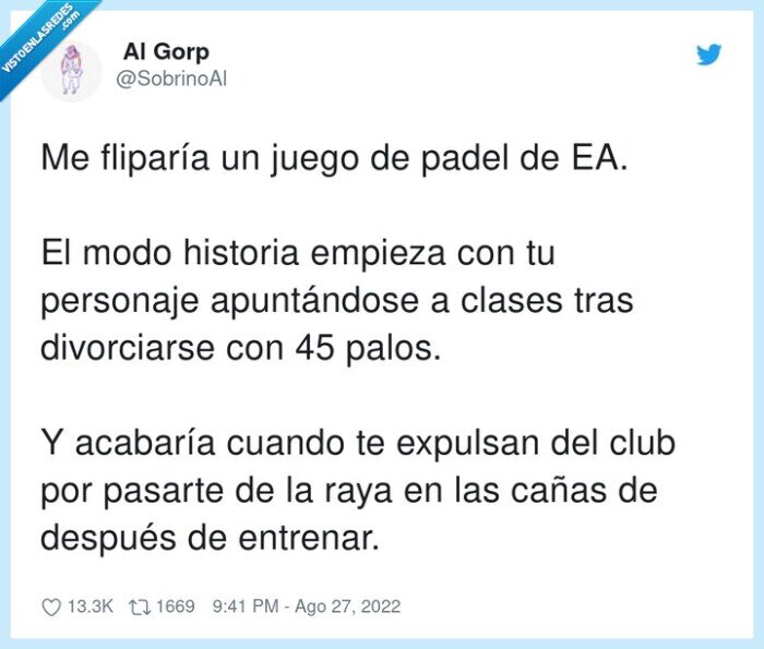 divorciarse,videojuego,padel,ea,personaje