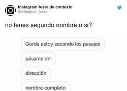 Enlace a Se pide foto del DNI y santo remedio, por @instagram_fuera