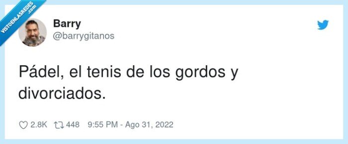 divorciados,pádel,gordos,tenis