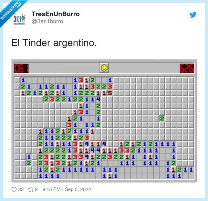 argentino,tinder,buscaminas,buscar,minas