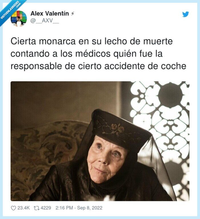 responsable,accidente,médicos,monarca,dep,reina isabel ii
