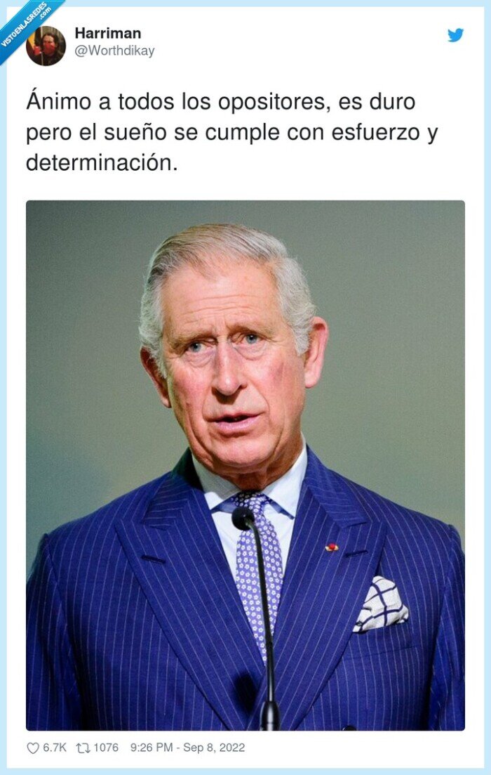 opositores,esfuerzo,ánimo,sueño,carlos,inglaterra,reina isabel ii