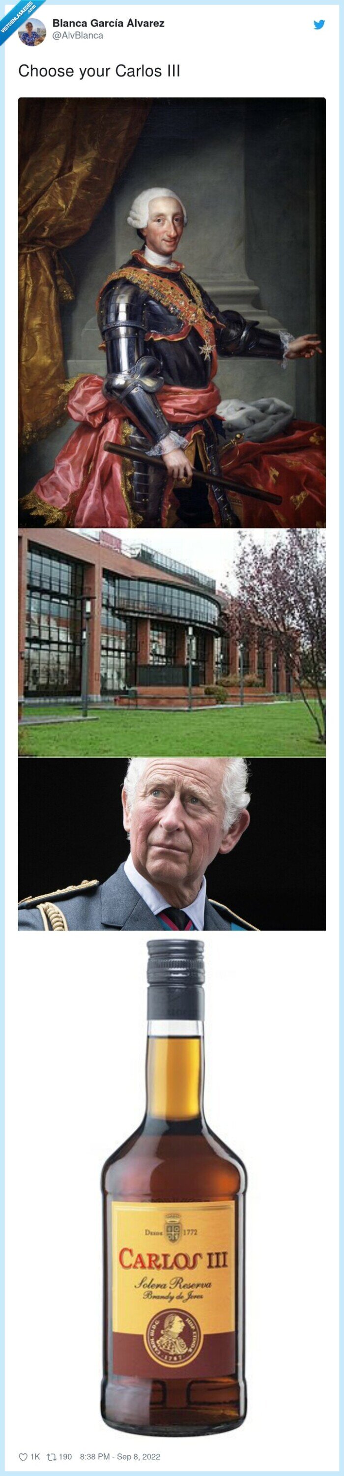 carlos iii,alcohol,escoger