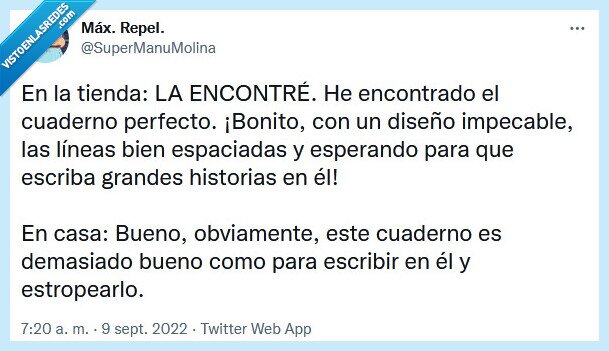 cuaderno,comprar,estropear