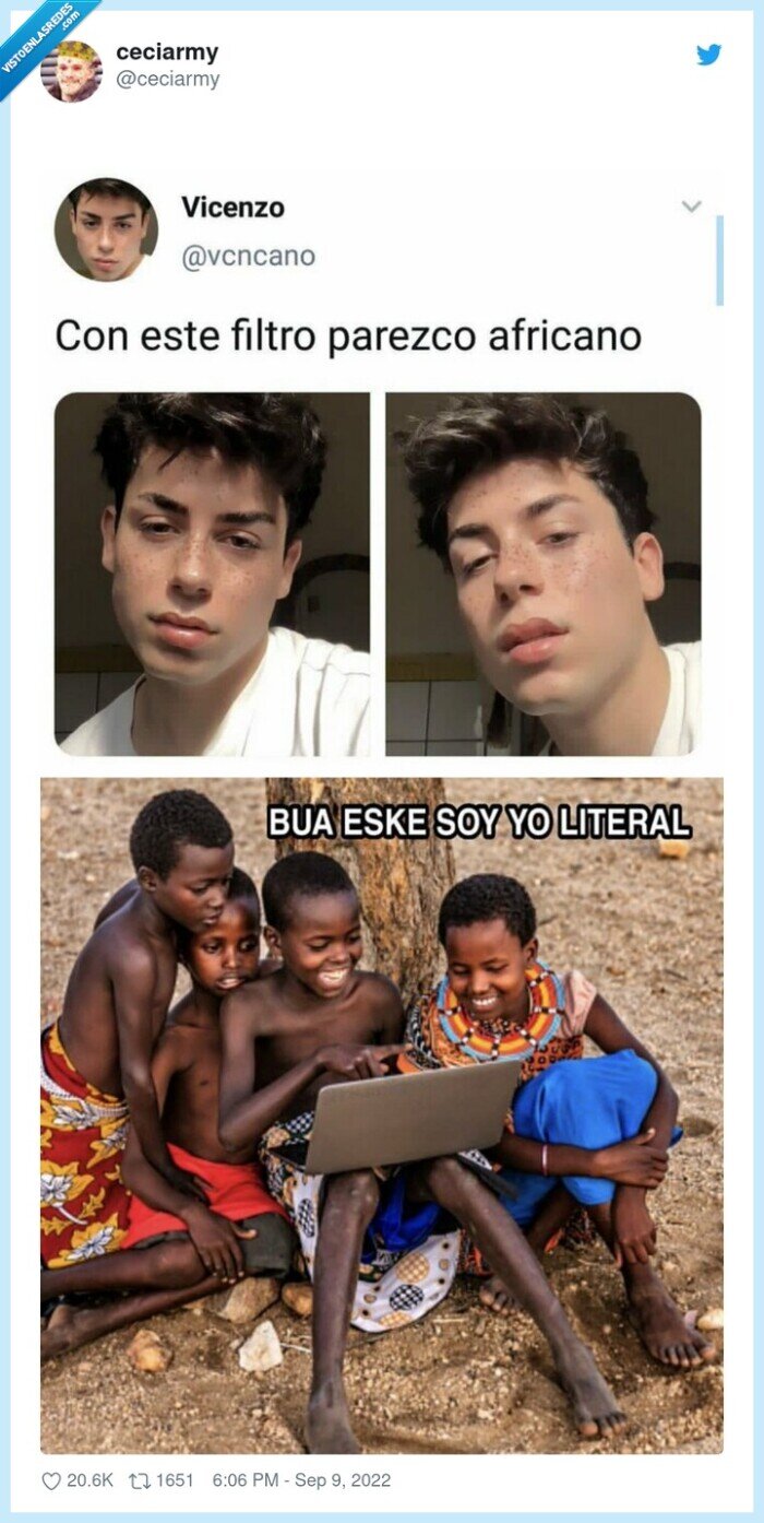 tonto,filtro,africano