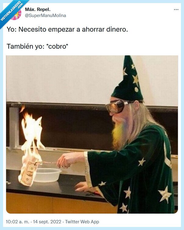 ahorrar,dinero,quemar