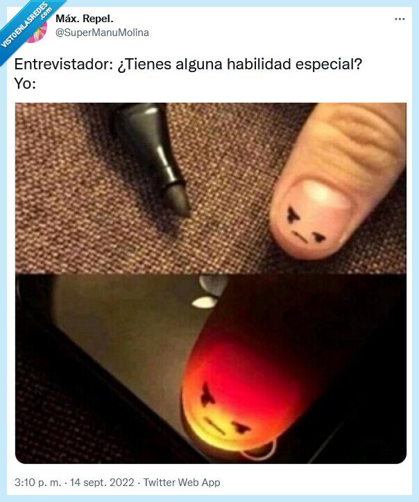 habilidad,entrevista,dedo