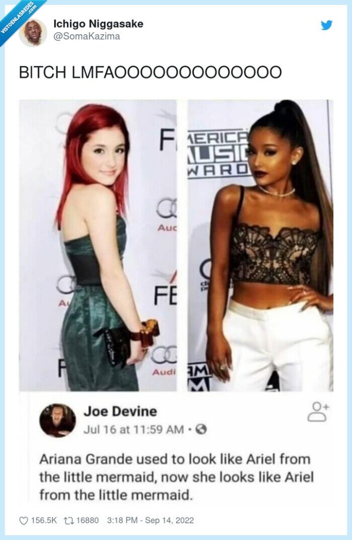 ariana grande,sirenita,look,morena