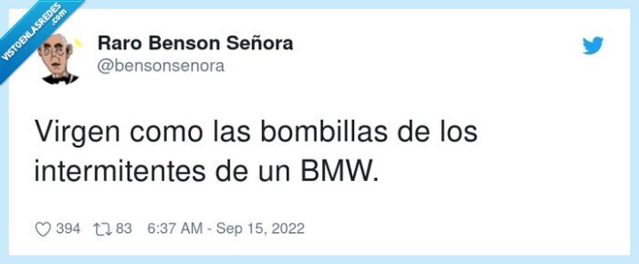 intermitentes,bombillas,virgen,bmw