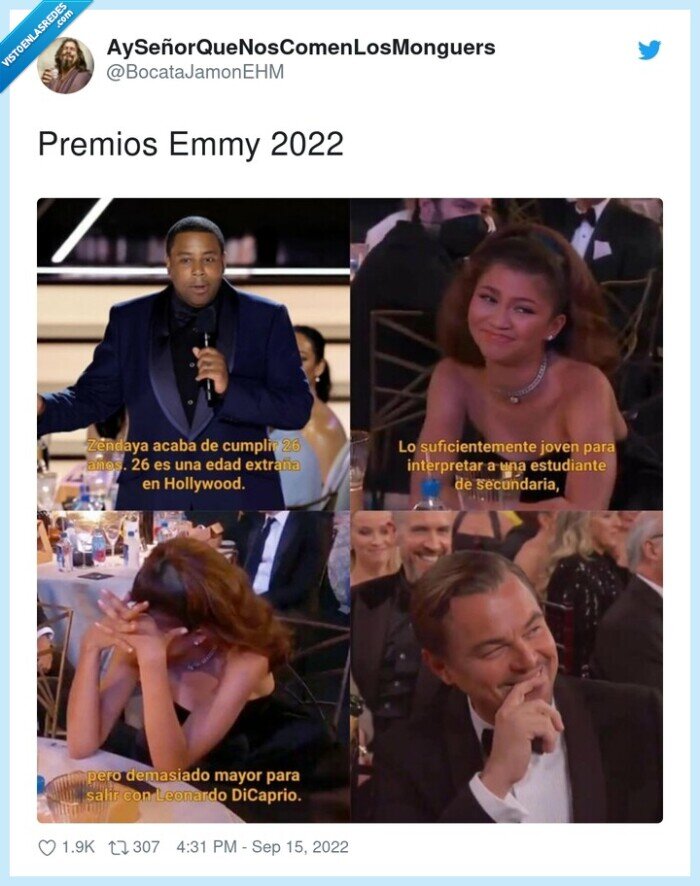 premios,emmy,2022,leonardo dicaprio,edad,novias