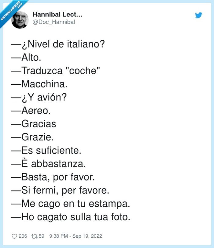 nivel,italiano,traducción